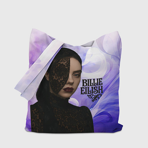 Сумка-шоппер Готический стиль Билли Айлиш / 3D-принт – фото 1