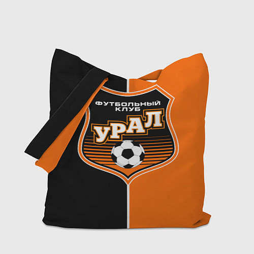 Сумка-шоппер ФК Урал - оранжево черные / 3D-принт – фото 1