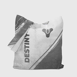 Сумка-шопер Destiny - white gradient вертикально, цвет: 3D-принт