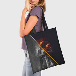 Сумка-шопер Темный рыцарь в унынье, цвет: 3D-принт — фото 2