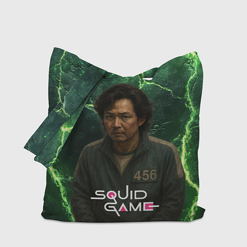 Сумка-шоппер Игра в кальмара игрок 456 / 3D-принт – фото 1