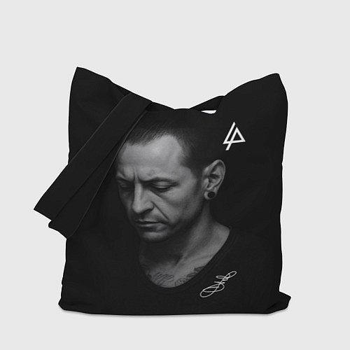 Сумка-шоппер Честер Беннингтон - легенда / 3D-принт – фото 1