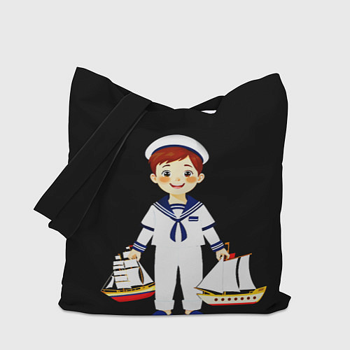 Сумка-шоппер Маленький морячок / 3D-принт – фото 1