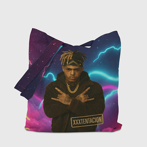 Сумка-шоппер XXXTentacion с цепью / 3D-принт – фото 1