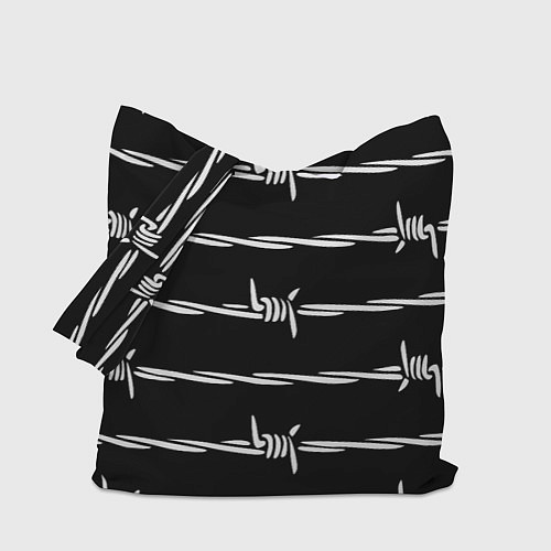 Сумка-шоппер Проволока колючая / 3D-принт – фото 1