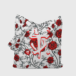 Сумка-шоппер Doom розы