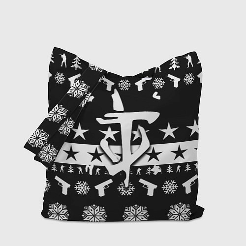 Сумка-шоппер Doom x csgo winter / 3D-принт – фото 1