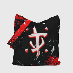 Сумка-шоппер Doom краски абстракция