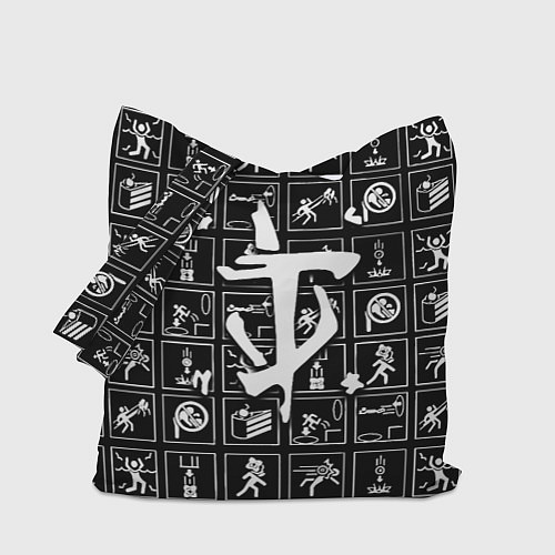 Сумка-шоппер Doom x portal / 3D-принт – фото 1