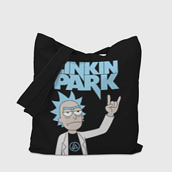 Сумка-шоппер Linkin Park и Рик Санчес из Рик и Морти