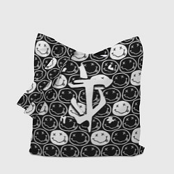 Сумка-шоппер Doom x nirvana pattern