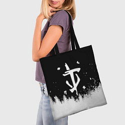 Сумка-шопер Doom winter wild, цвет: 3D-принт — фото 2