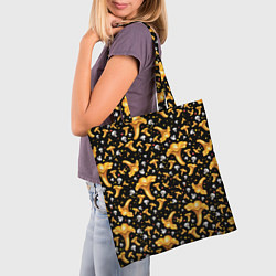 Сумка-шопер Грибной дождик, цвет: 3D-принт — фото 2