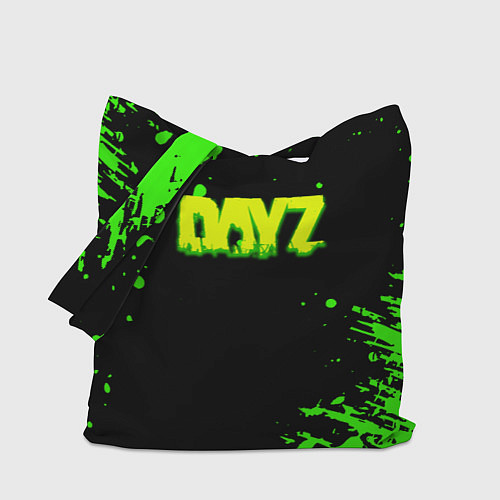 Сумка-шоппер Dayz кислотное краски логотип / 3D-принт – фото 1