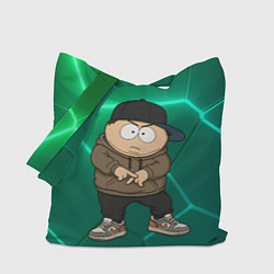 Сумка-шопер Эрик Картман одет как подросток, цвет: 3D-принт