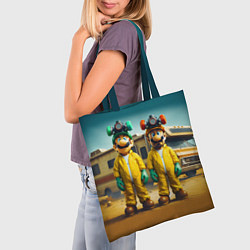 Сумка-шопер Луиджи и Марио пустились во все тяжкие, цвет: 3D-принт — фото 2