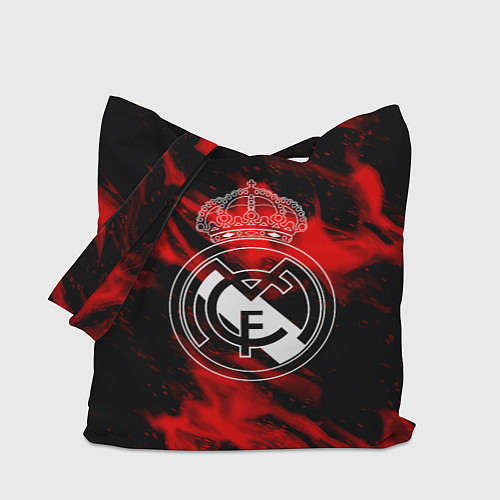 Сумка-шоппер Real Madrid красный огонь / 3D-принт – фото 1