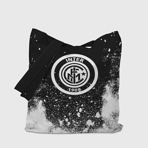 Сумка-шоппер Inter белый всплеск краско / 3D-принт – фото 1