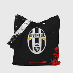 Сумка-шоппер Ювентус краски текстура всплеск