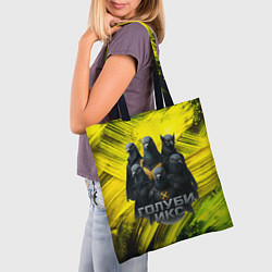 Сумка-шопер Голуби Икс супергерои, цвет: 3D-принт — фото 2