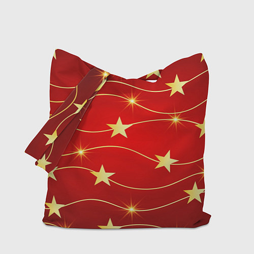 Сумка-шоппер Звёздная гирлянда / 3D-принт – фото 1