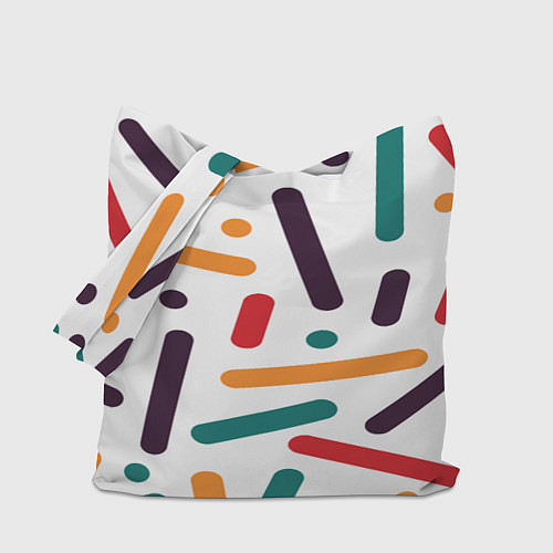 Сумка-шоппер Oval oil / 3D-принт – фото 1