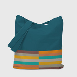 Сумка-шоппер Индиго и шумовой градиент заката с текстурой