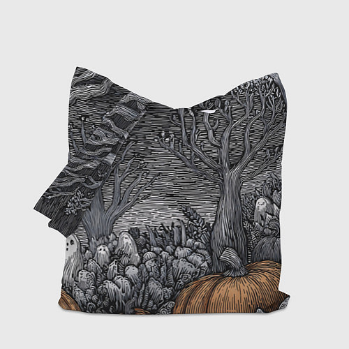 Сумка-шоппер Осенние шалости духов / 3D-принт – фото 1