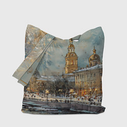 Сумка-шоппер Новогодний салют в Питере