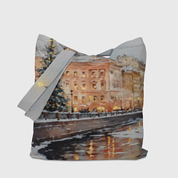 Сумка-шоппер Новогодняя елка в Питере