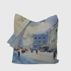 Сумка-шоппер Зимний праздничный Питер