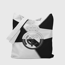 Сумка-шоппер Реал Мадрид геометрия полосы