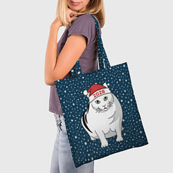 Сумка-шопер Кот мем - 2026, цвет: 3D-принт — фото 2