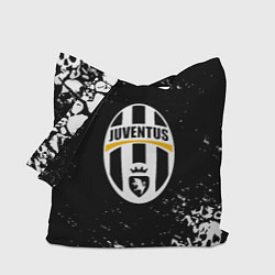 Сумка-шоппер Ювентус черепа краски