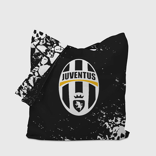 Сумка-шоппер Ювентус черепа краски / 3D-принт – фото 1
