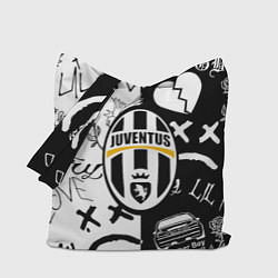 Сумка-шоппер Lill Peep x juventus logo