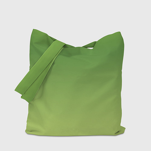 Сумка-шоппер Color green yellow / 3D-принт – фото 1