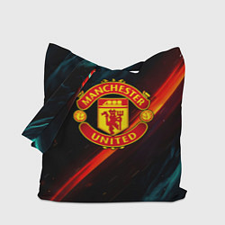 Сумка-шоппер Манчестер Юнайтед абстракция