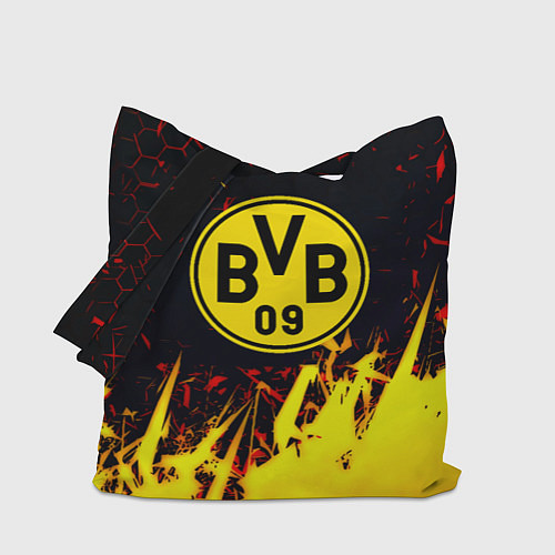 Сумка-шоппер Borussia краски соты / 3D-принт – фото 1