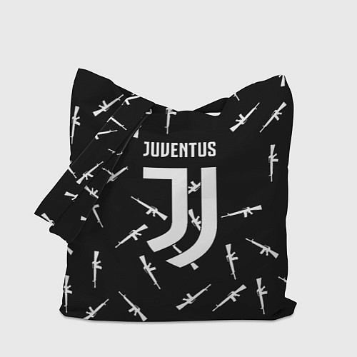 Сумка-шоппер Ювентус армейский стиль / 3D-принт – фото 1