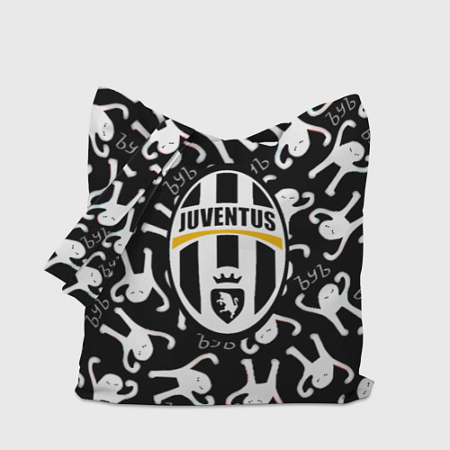 Сумка-шоппер Ювентус x Ъуъ съука / 3D-принт – фото 1
