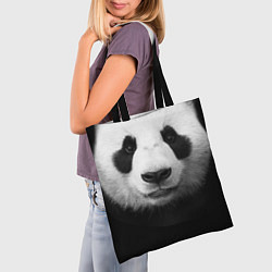 Сумка-шопер Взгляд панды, цвет: 3D-принт — фото 2