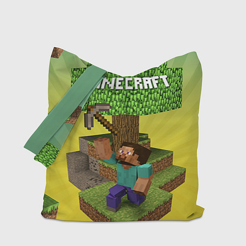 Сумка-шоппер Minecraft Tree / 3D-принт – фото 1