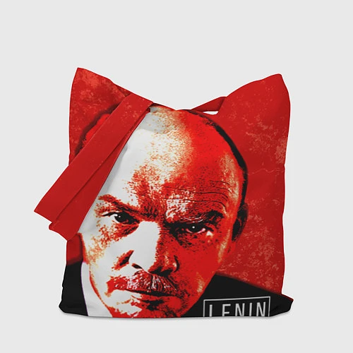 Сумка-шоппер Red Lenin / 3D-принт – фото 1