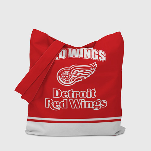 Сумка-шоппер Detroit red wings / 3D-принт – фото 1