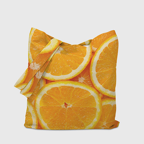 Сумка-шоппер Апельсин / 3D-принт – фото 1