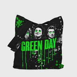 Сумка-шопер Green Day: Acid Colour, цвет: 3D-принт
