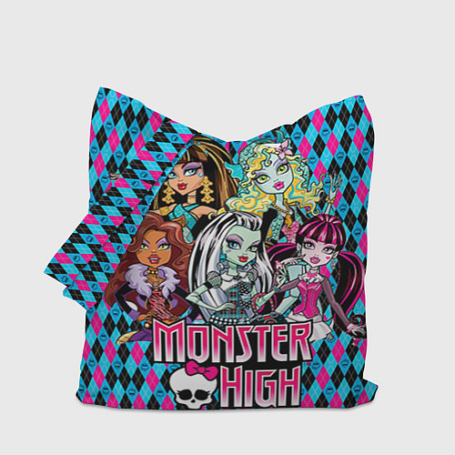 Сумка-шоппер Monster High / 3D-принт – фото 1