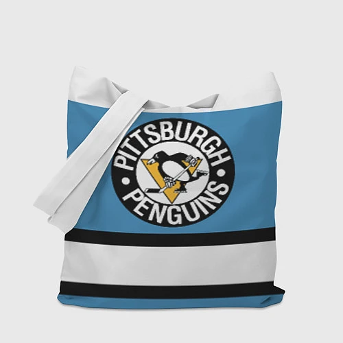 Сумка-шоппер Pittsburgh Penguins: White / 3D-принт – фото 1