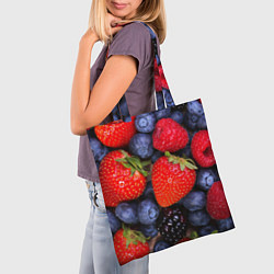 Сумка-шопер Berries, цвет: 3D-принт — фото 2